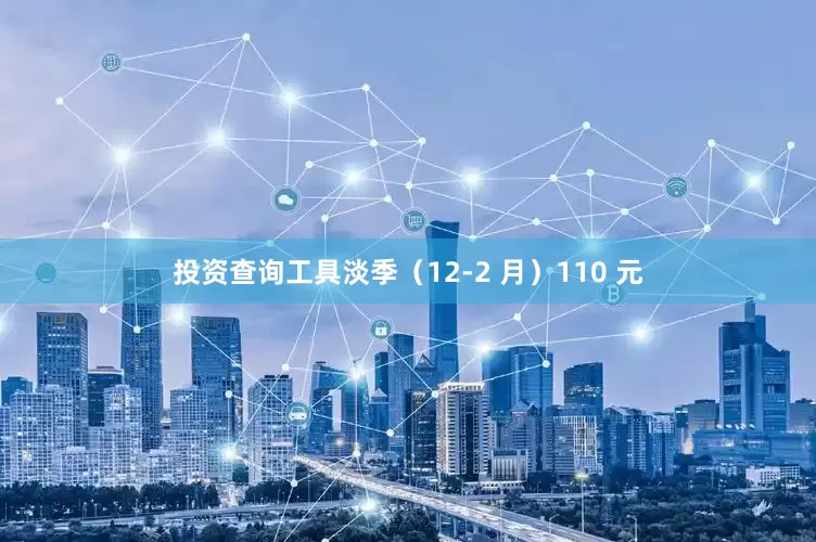 投资查询工具淡季（12-2 月）110 元